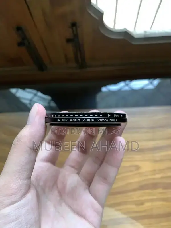 58mm Variable Neutral Density Camera Lens Filter 2-400