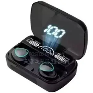 Photo - Black Bluetooth 5.3 Earbuds with Long Battery Life