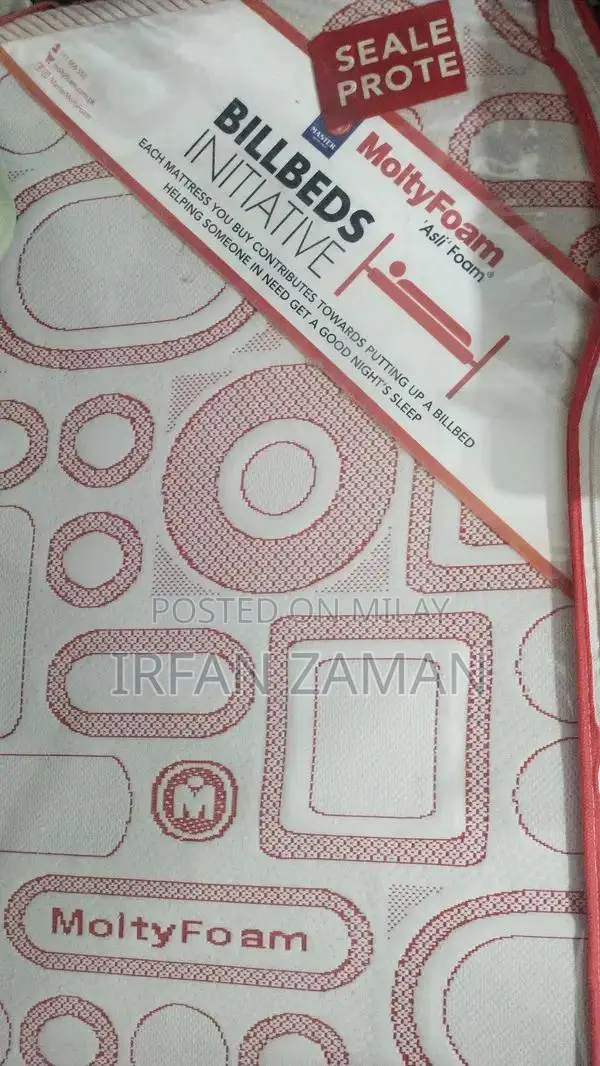 Molty Foam King Size Mattress with Cover