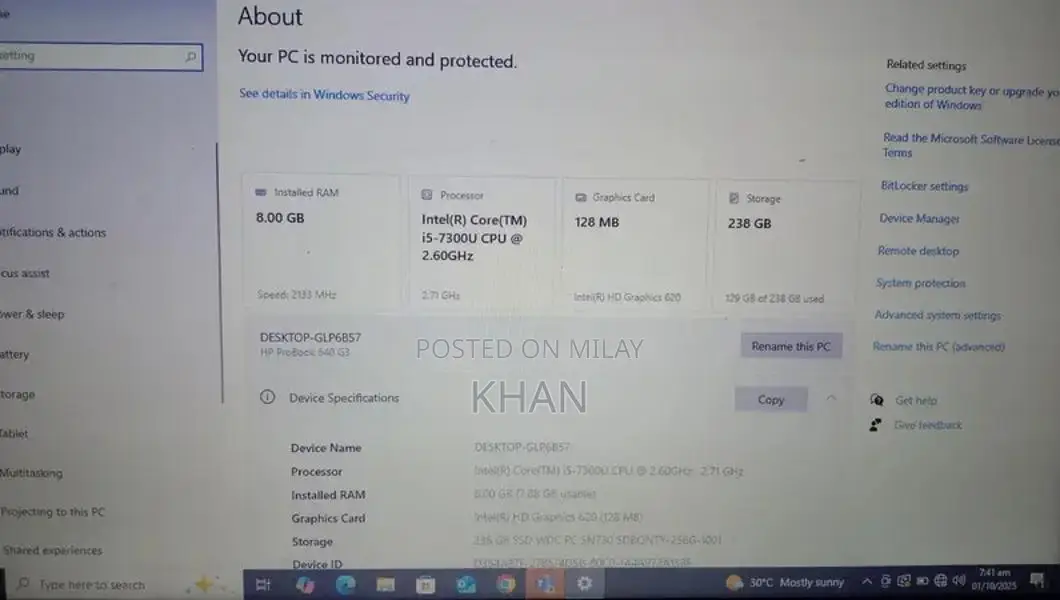 HP Core i5 7th Gen Laptop with High Performance Components