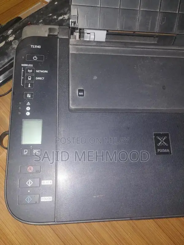 Canon Color Wireless Printer with Scanner - TS3140 Model