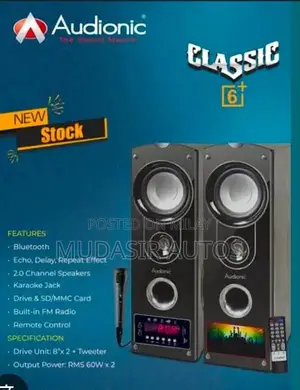 Audionic Classic 6 Plus Wireless Earphones