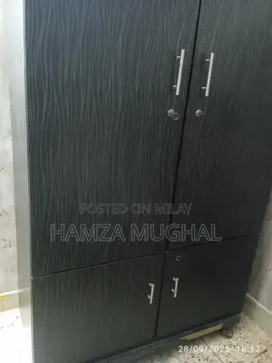 Wooden Wardrobe with Minor Repairs Needed
