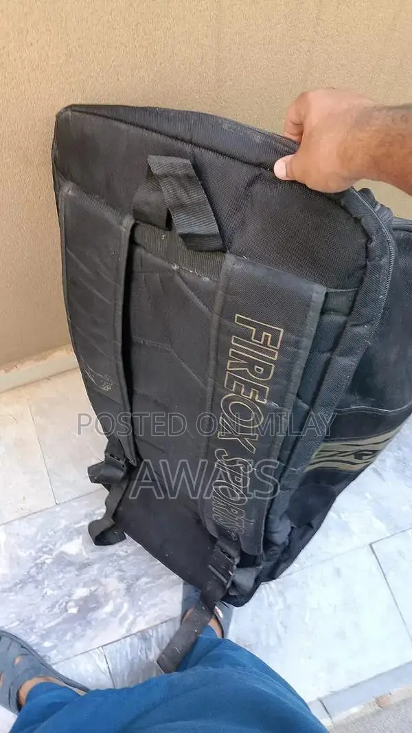 Cricket Equipment Set: Bag, Pads, and Thai Pads