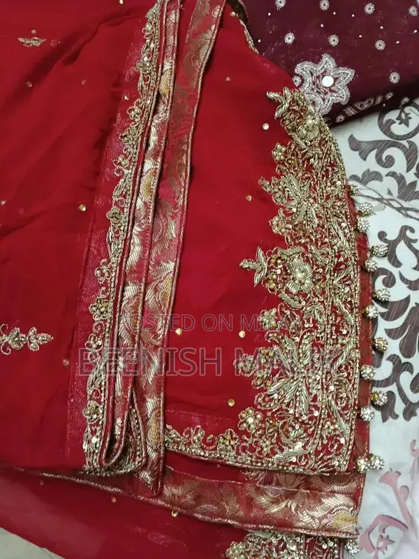 Elegant Barat Wedding Bridal Dress - Lightly Worn