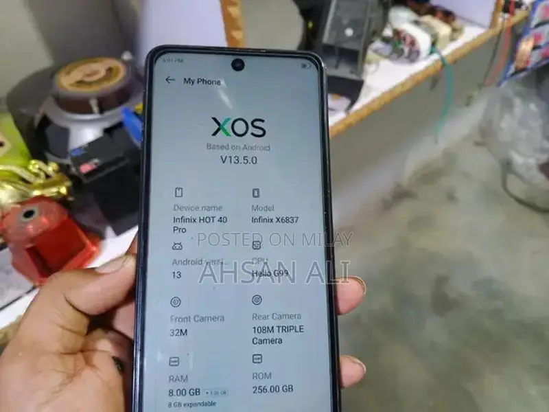 Hot 40 Pro Smartphone 8GB RAM 256GB Storage