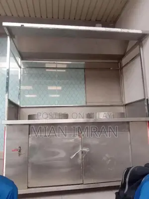 Stainless Steel Commercial Food Counter with Wheels