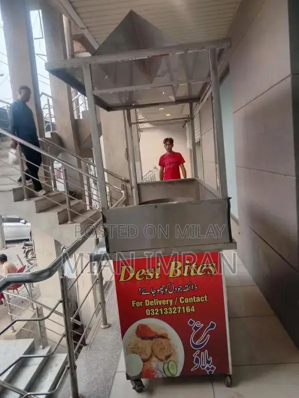 Stainless Steel Commercial Food Counter with Wheels