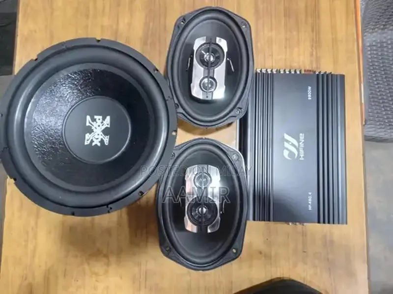 High-Power 12-Inch Xplode Woofer Sound System with 4-Channel Amplifier