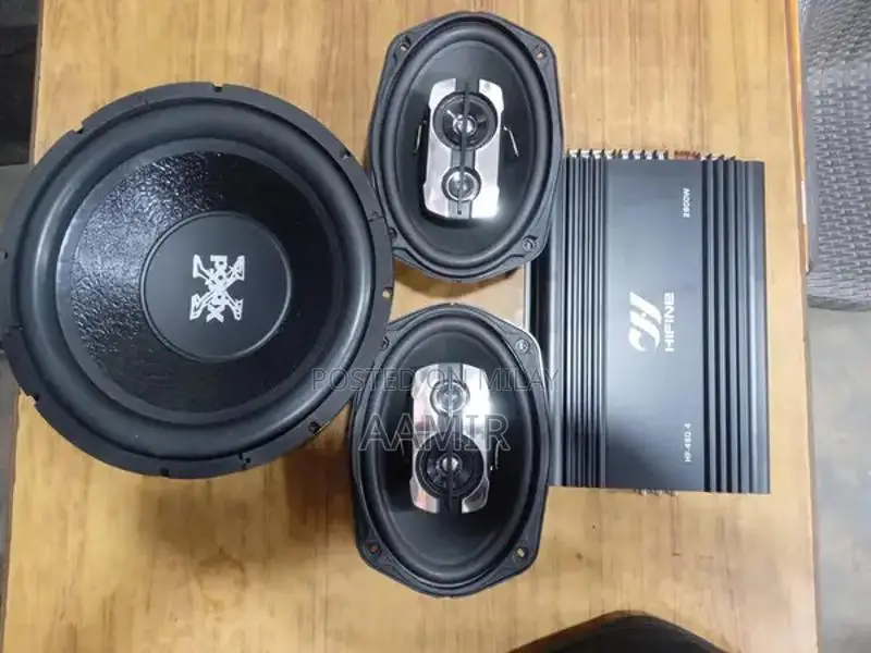 High-Power 12-Inch Xplode Woofer Sound System with 4-Channel Amplifier