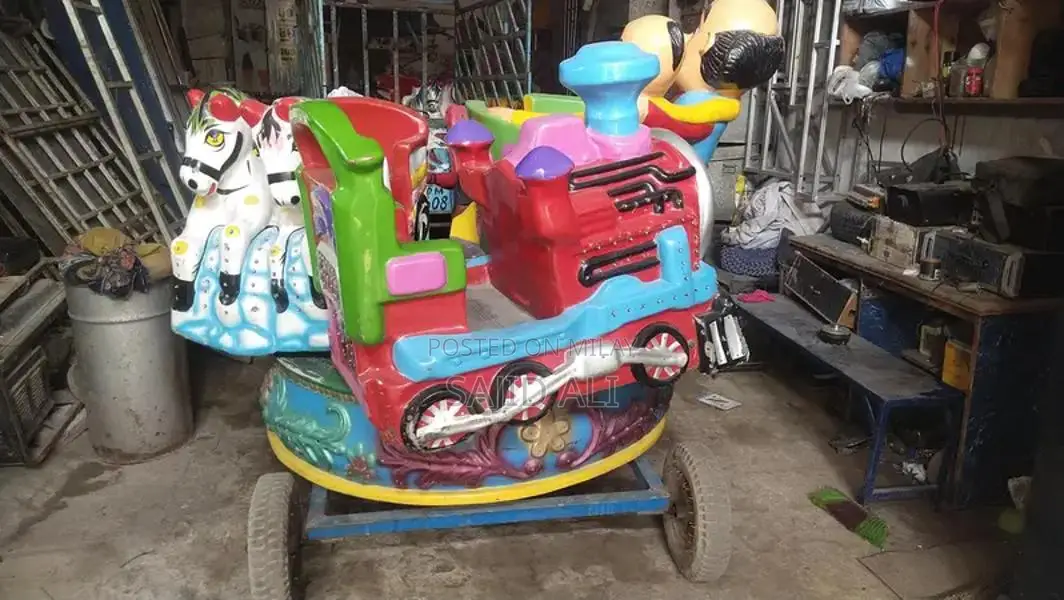 Battery Powered Kids Swing with Trali Mounting