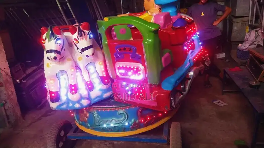 Battery Powered Kids Swing with Trali Mounting