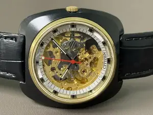 Vintage Citizen Automatic Skeleton Watch - Classic Japanese Timepiece