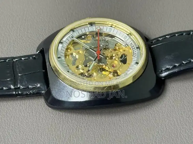 Vintage Citizen Automatic Skeleton Watch - Classic Japanese Timepiece