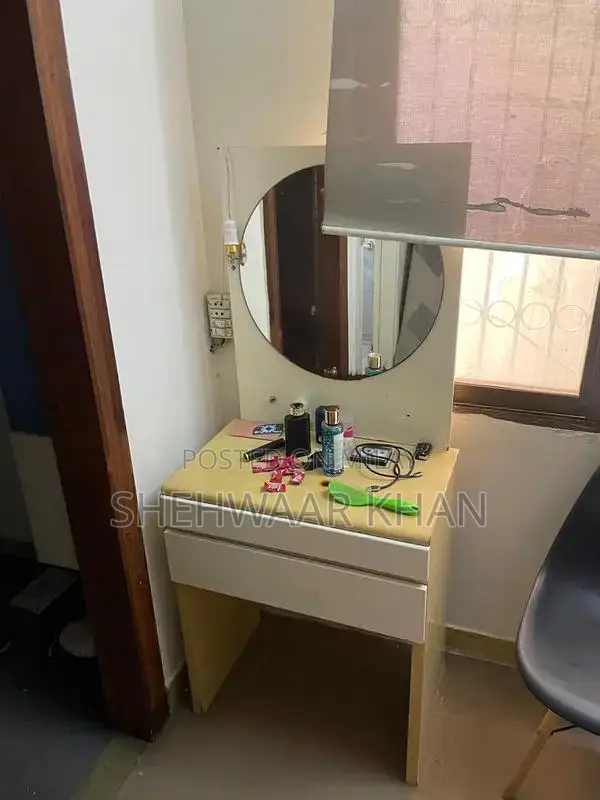 King Size Bedroom Set with Dressing Table, Side Tables, Cupboard