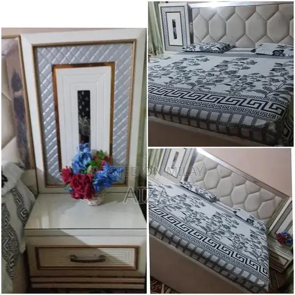 Bedroom Set with Two Side Beds - Minimalist Sleeping Solution