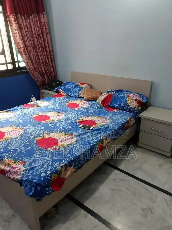 Compact Bedside Table Cupboard Storage Cabinet