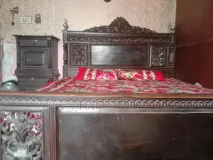 Wooden Bedside Table - Large 6/6 Size Handcrafted Nightstand