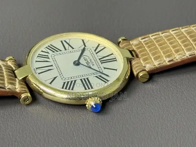 Cartier Luxury Gold-Plated Quartz Ladies Dress Watch - Swiss Craftsman
