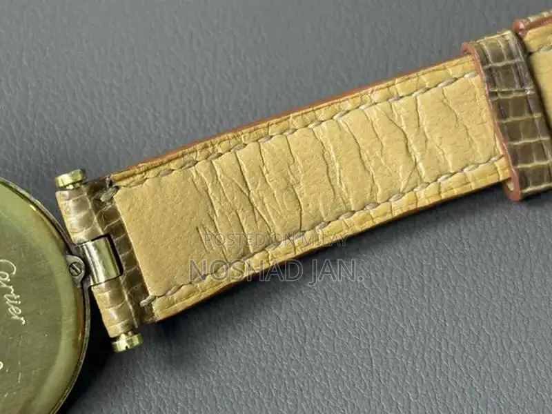 Cartier Luxury Gold-Plated Quartz Ladies Dress Watch - Swiss Craftsman