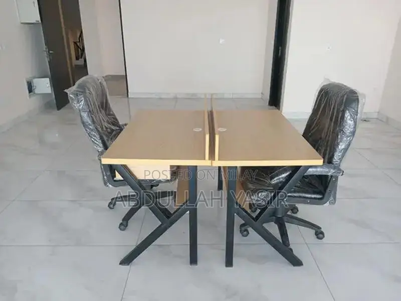 Ergonomic Office Chair and Workstation Set