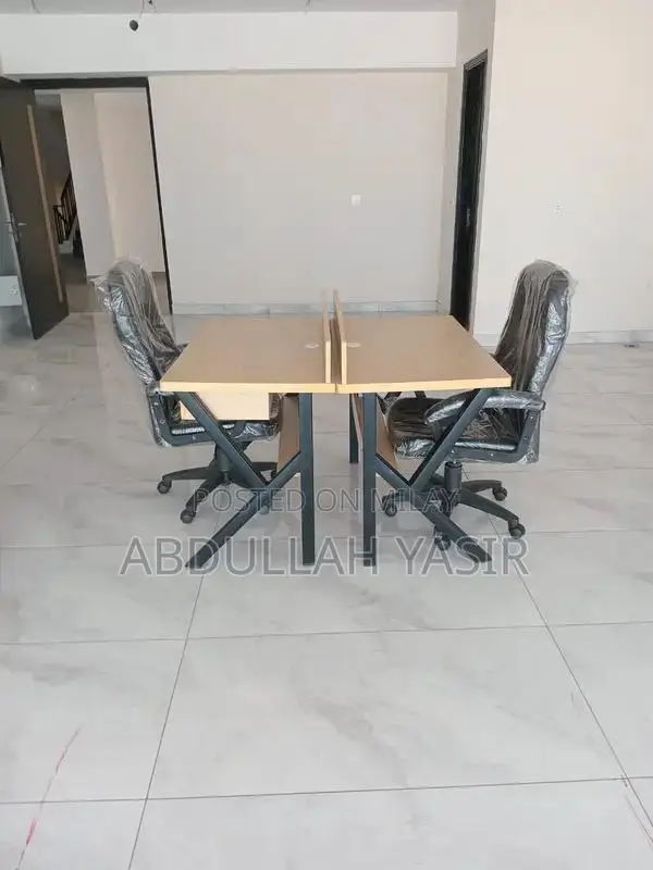 Ergonomic Office Chair and Workstation Set