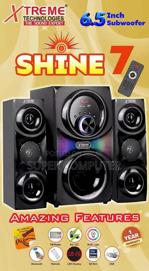 High-Performance Woofer Speaker Sound System