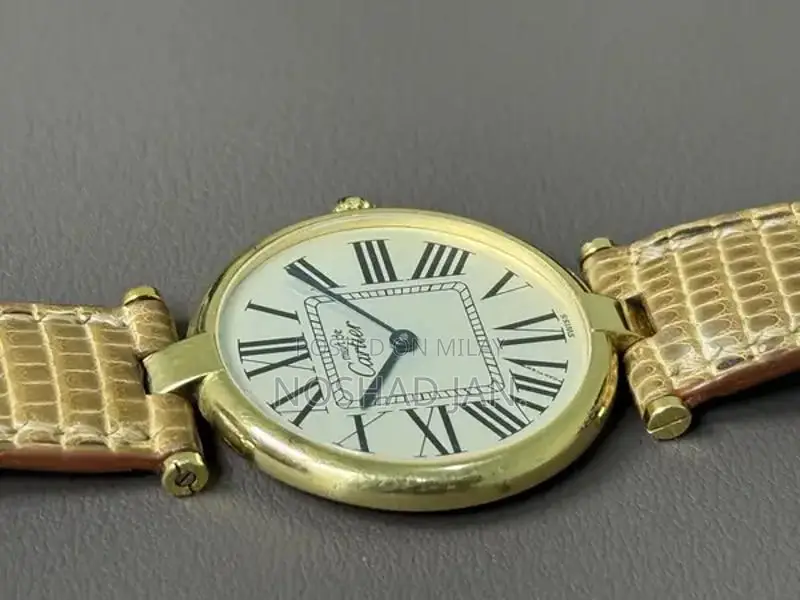 Cartier Luxury Gold-Plated Quartz Ladies Dress Watch - Swiss Craftsman