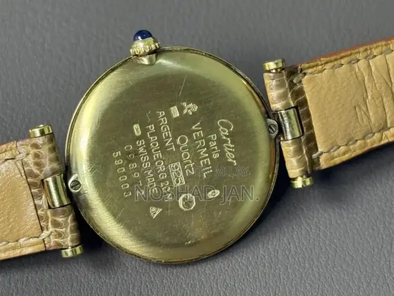 Cartier Luxury Gold-Plated Quartz Ladies Dress Watch - Swiss Craftsman