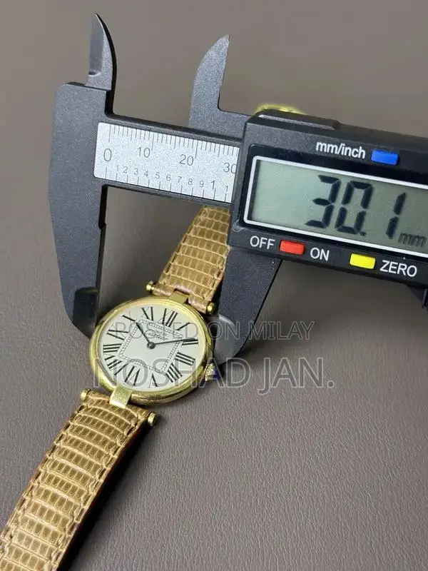 Cartier Luxury Gold-Plated Quartz Ladies Dress Watch - Swiss Craftsman