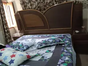 Wooden Bedroom Furniture Set - Almari, Dressing Table, Bed Frame