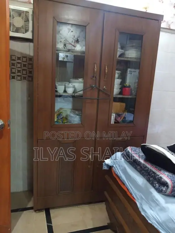 Wooden Bedroom Furniture Set - Almari, Dressing Table, Bed Frame