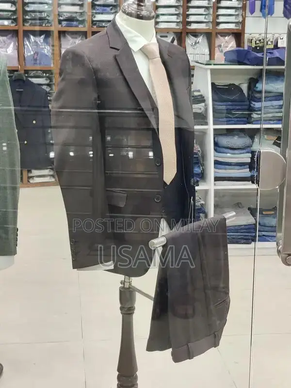 Men's 3-Piece Pent Coat Suit - Formal Elegant Attire