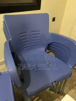 Photo - Blue Boss Executive Office Table and Chair Set with 6 Chairs