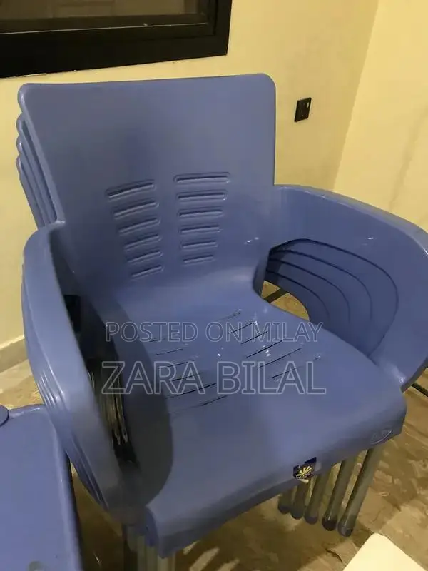 Blue Boss Executive Office Table and Chair Set with 6 Chairs