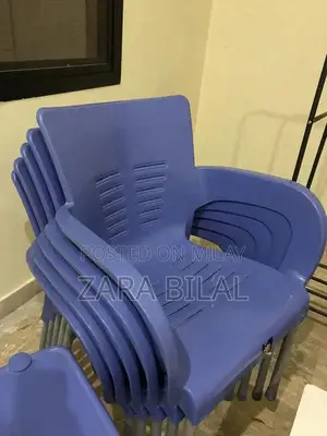 Blue Boss Executive Office Table and Chair Set with 6 Chairs