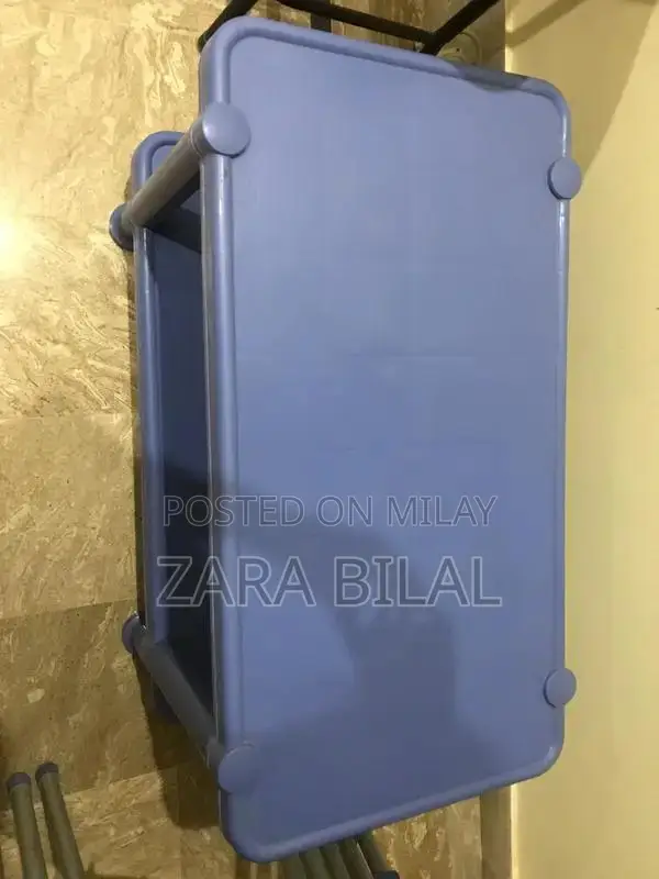 Blue Boss Executive Office Table and Chair Set with 6 Chairs