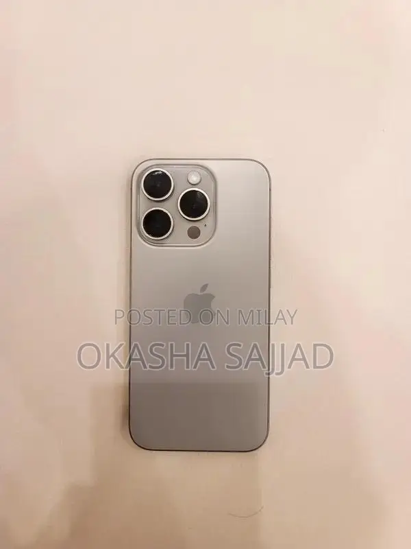 Apple Pro Smartphone 256GB Titanium Dual eSIM