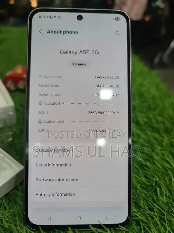 Galaxy A56 5G Smartphone - 256GB Storage, 8GB RAM