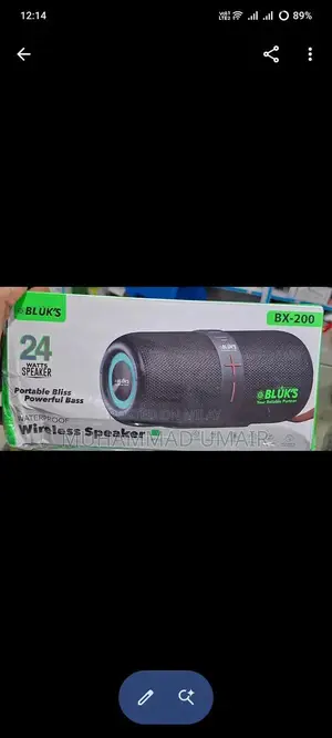 Photo - BX-200 Waterproof Wireless Portable Speaker with Long Battery Life