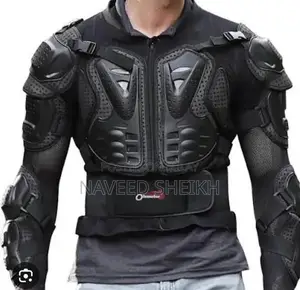 Photo - Motorcycle Safety Armour Jacket with Hand Guards for Suzuki YBR