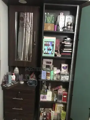 Dressing Table with Rotating Mirror and Study Table Set