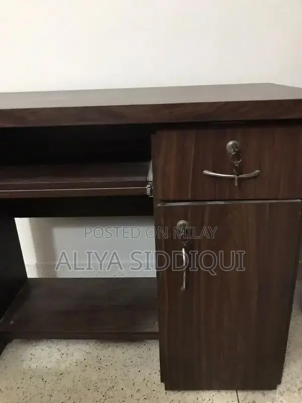 Dressing Table with Rotating Mirror and Study Table Set