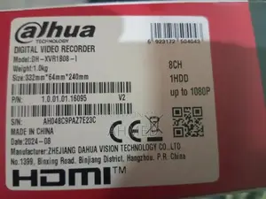 8-Channel Digital Video Recorder Security System Box