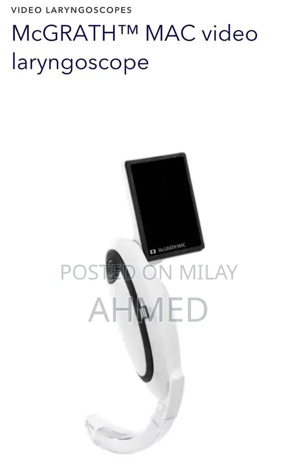 McGrath Video Laryngoscope Medical Imaging Device with Disposable Blad