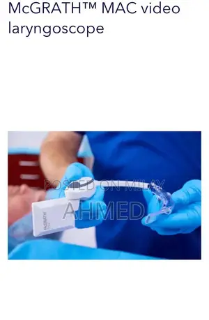 McGrath Video Laryngoscope Medical Imaging Device with Disposable Blad