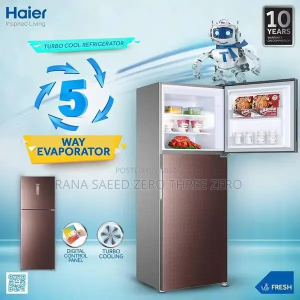 Haier Turbo Cool Refrigerator with Digital Display