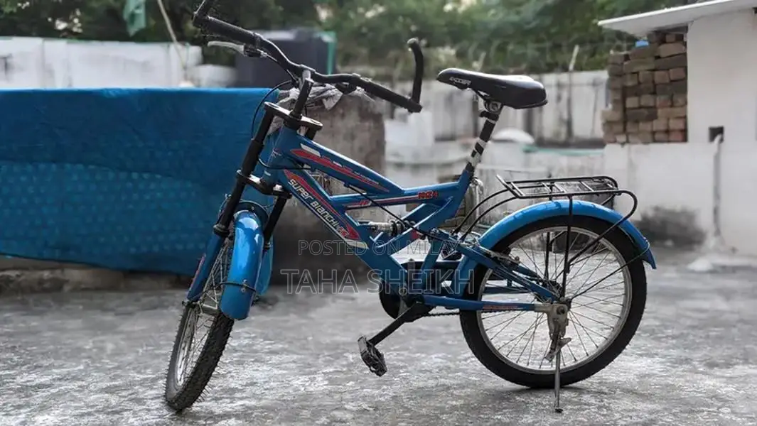 Super Bianchi Blue Kids/Teen Single Gear Bicycle