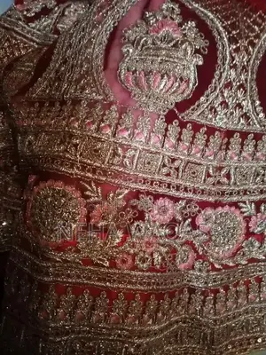 Elegant Hand-Worked Bridal Sharara Dress - Large Size, One-Time Wear