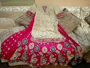 Traditional Bridal Lahnga and Balaoz Wedding Dress Set